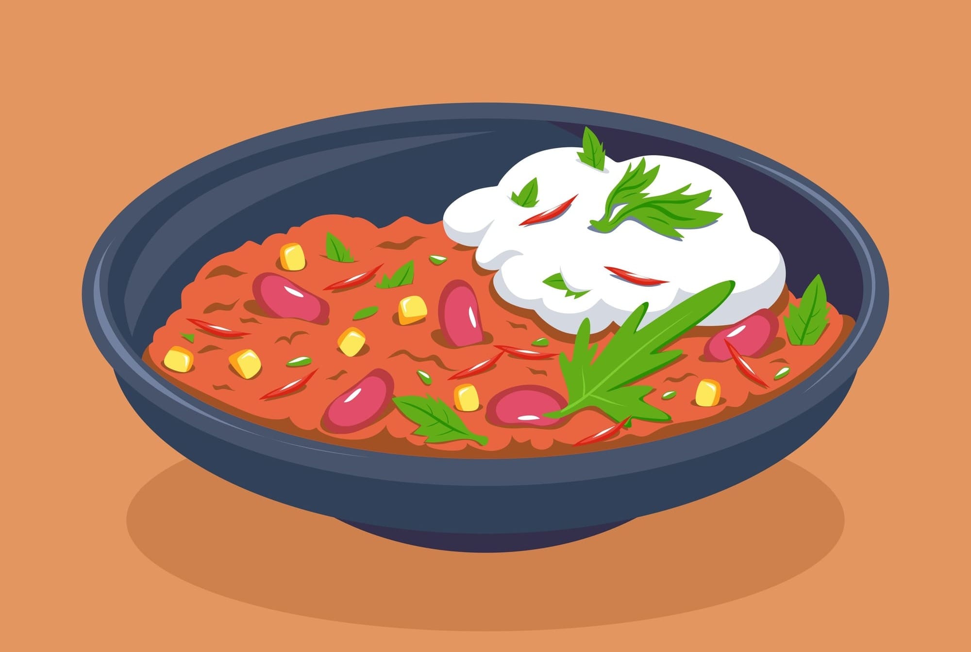 Lentil & Blackbean Chilli